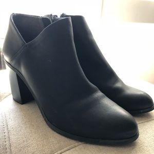 Black Leather Booties!